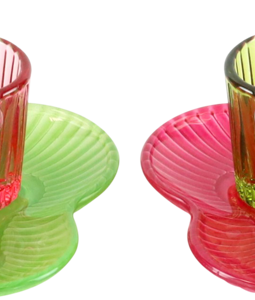 7914 COUPES+ASSIETTE BLOSSOM 4P